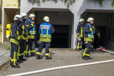 Ludwigsburg: Oelverpuffung eines PKWs fuehrt zu starker Rauchentwicklung in Tiefgarage